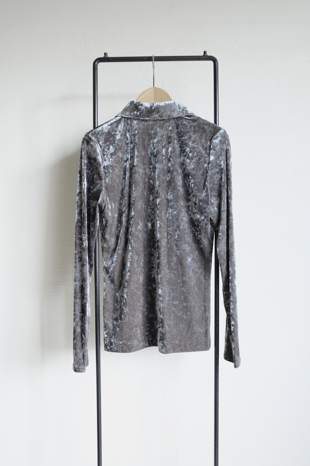 SUÉSADA L/S Polo Shirt・gray - tity